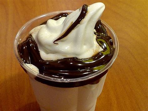 The sundae is a sweet ice cream dessert at mcdonald's restaurants. num num num....McDonald's Hot Fudge Sunday! | Food, Yummy food