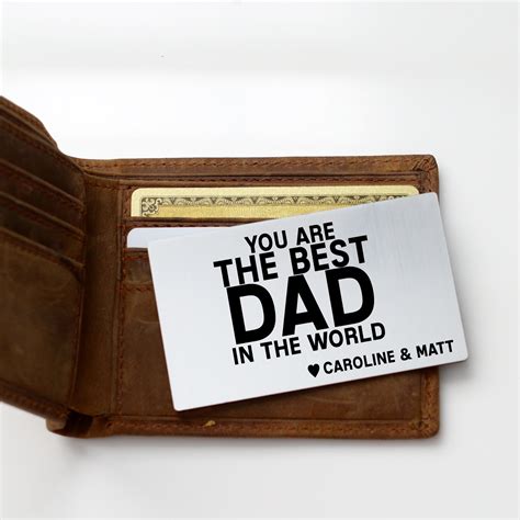 Best Dad Wallet Card 2712 Designs