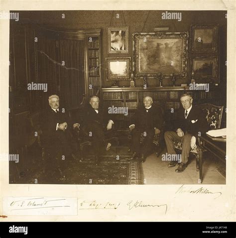 Paris Peace Conference 1919 Big Four Stock Photo Alamy