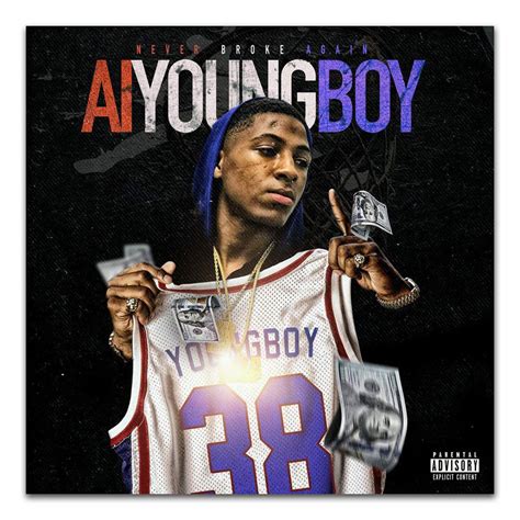 P141 Art Nba Ai Youngboy Never Broke Again Album Cover 12x12 24x24