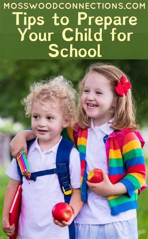 Tips On Ways To Help Prepare Your Child For School Mosswood