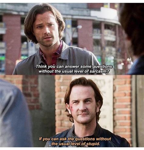 Funny Supernatural Quotes Quotes
