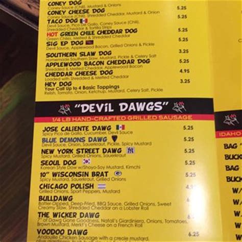 National alumni society alumni and friends can enjoy food, fun and activities for their entire family. Devil Dawgs - Wicker Park - Order Food Online - 90 Photos ...