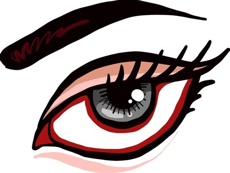 Grey Eyes Illustration Vector On White Background 13894391 Vector