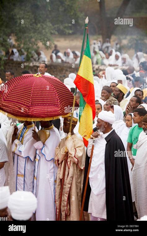 Africa Ethiopia Gonder Timkat Festival Stock Photo Alamy