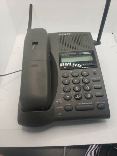 Sony Spp Id975 Cordless Telephone 900mhz Caller Id Parts Only Or Repair
