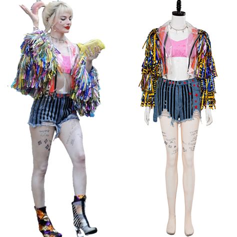 2020 Film Birds of Prey Harley Quinn Cosplay Costume – Cosplaysky.fr