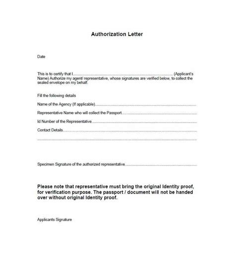 An authorization letter is usually considered as a written confirmation to allow someone to take a specific action, enter into a legal contract, delegate his/her duties, spend a specified sum of money, etc. 138+ Authorization Letters Samples Download FREE - Writing ...