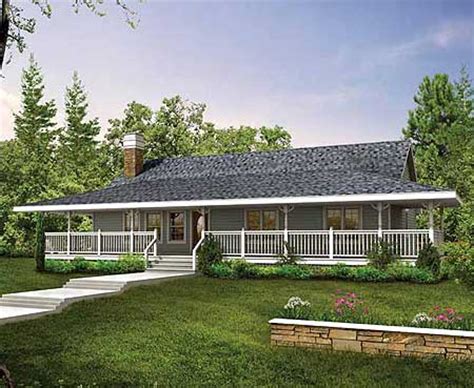 Architectural planning of building at moderate price. Wrap-Around Porch - 88447SH | Architectural Designs ...