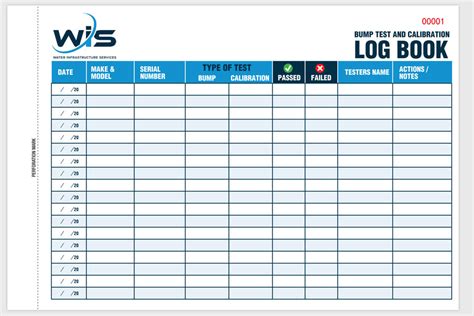 Equipment Log Book Printing Free Delivery In Australia