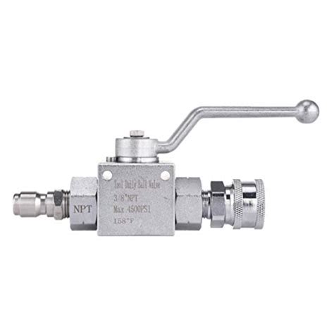 Tool Daily High Pressure Washer Ball Valve Kit 38 Inch Quick Connect