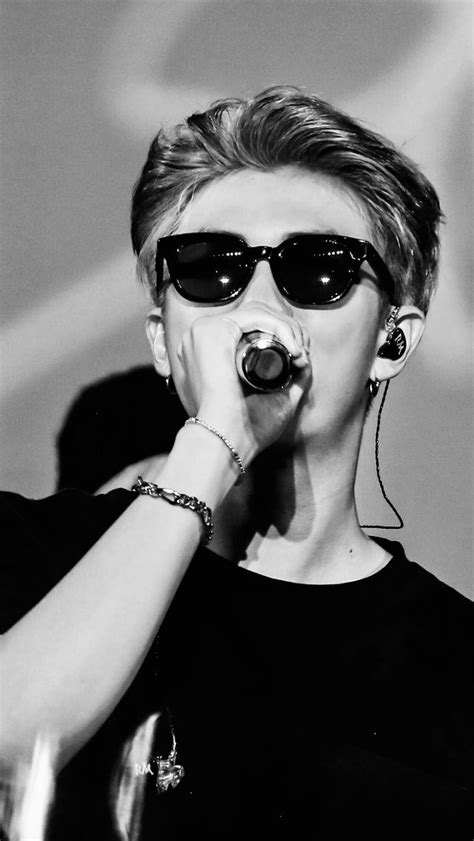 Rm With Sunglasses And Forehead Is A Whole Concept Where Black And