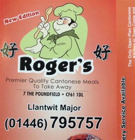 Rogers Takeaway Llantwit Major S Full Menu Online
