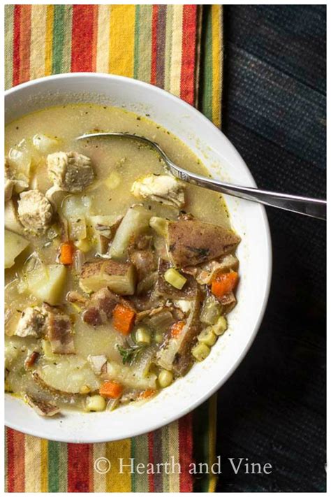 Return the chowder to a simmer, season to taste with salt and pepper. Easy Chicken Corn Chowder Recipe | Hearth and Vine