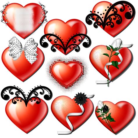 St Valentin Coeurs Png En Kit Hearts Png Herzen