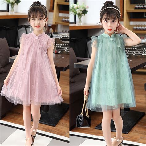 Girls Summer Dress 2019 Pink Cute Tutu Dress Kids Princess Dresses For