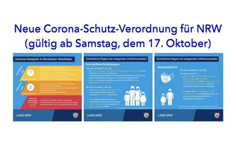 42 infizierte, 23.436 genesene, inzidenz 3,3. Neue Corona-Schutz-Verordnung für NRW (gültig ab Samstag ...
