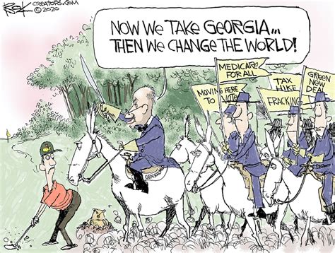 But since most of the thousands of outstanding votes are in solidly democratic counties, the cook political report's dave wasserman predicted that not only would. Change The World - Cartoons For Us