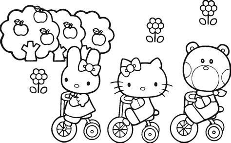 Coloring Pages Hello Kitty And Friends