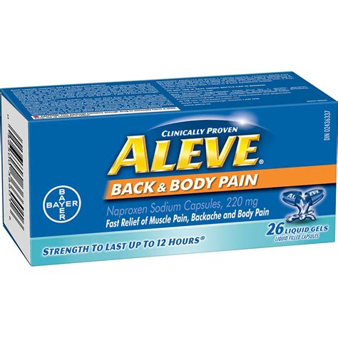 Aleve Back And Body Pain 220mg 26s London Drugs