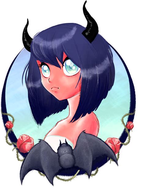 Anime Demon Girl 1200x1465 Png Download