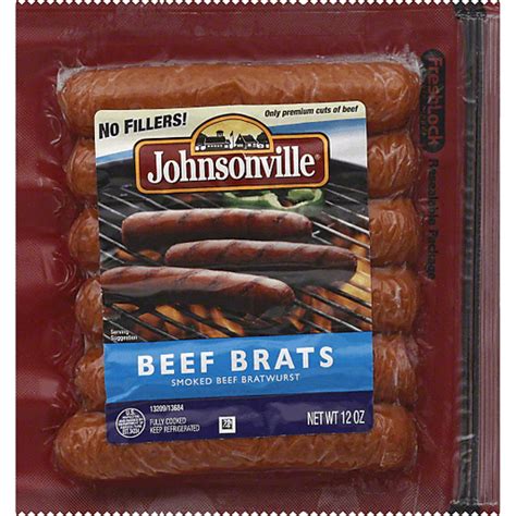 Johnsonville Brats Beef Sausages Needlers Fresh Market
