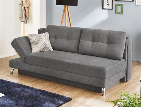 Klassisches und modernes mobiliar, leuchten, stoffe, accessoires,sonnenschutz, shutters, berlin Funktionssofa Magnus 202x98 cm Microfaser hellgrau ...