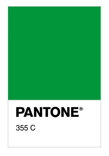 Colore PANTONE 355 C Numerosamente It