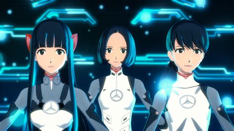 Three Cute Anime Girls Do Synchronized Dance In Mercedes A Class Weird