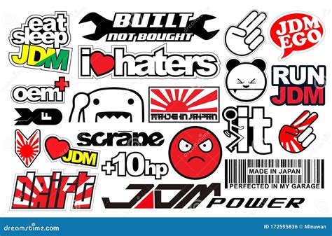 Car Stickers Stock Illustrations 6898 Car Stickers Stock