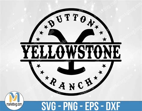 Yellowstone Png Digital Download Cricut Silhouette Cut File Yellowstone