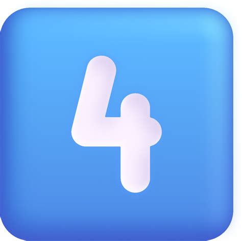 Keycap 4 Emoji Download For Free Iconduck