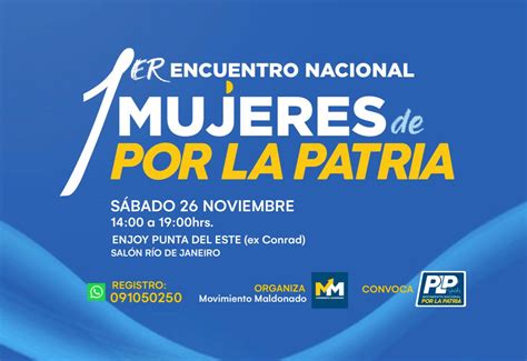 Primer Encuentro De Mujeres De Por La Patria Sociedad Uruguaya