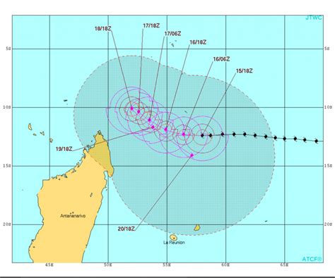 Intense Tropical Cyclone Fantala Over Southern Indian Ocean Ocean