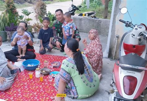 Babinsa Koptu Ahmad S Hari Libur Berkomunikasi Warga Binaan