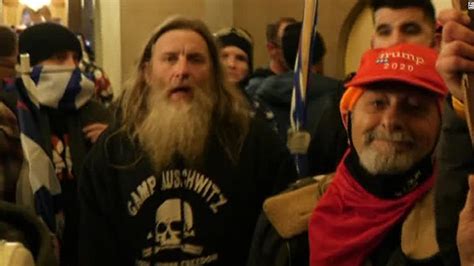 Man In Camp Auschwitz Sweatshirt During Capitol Riot Arrested Law