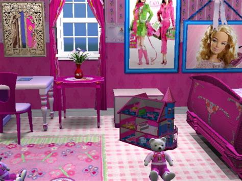 Mod The Sims Barbie Bedroom Set For Little Girl