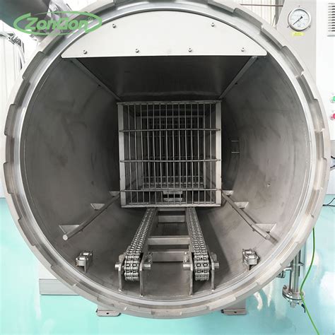 Full Automatic Water Spray Retort Sterilizer Autoclave For Canned Fish