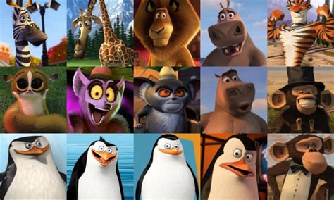 Madagascar Movie Characters