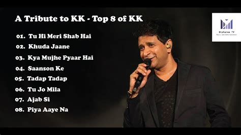 A Tribute To Kk Best Of Kk Top Hindi Romantic Bollywood Songs Kk All Time Favorite Kk