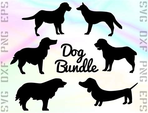 Puppy Svg Silhouette Dog Svg Dog Clipart Cut File For Cricut Dog With