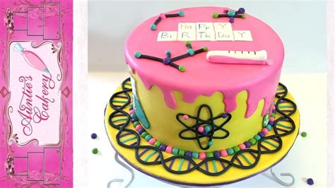 Science Is Fun Cake Tutorial Science Themed Birthday Cake Science Cake Cake Amazing Cakes