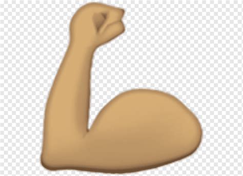 Flexing Muscle Emoji Emoji Arm Biceps Strong Hand Sms Text