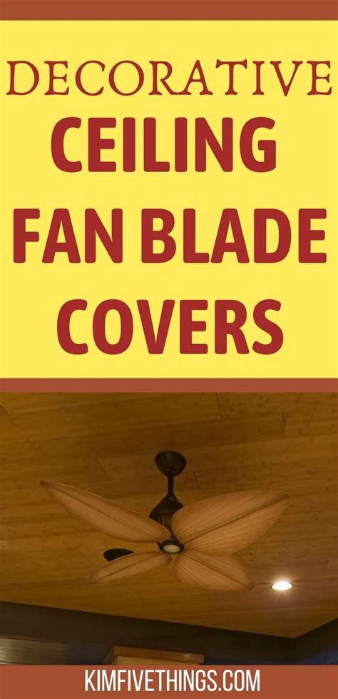 Easy palm slip on ceiling fan blade covers. Best Decorative Ceiling Fan Blade Covers | Kims Home Ideas ...
