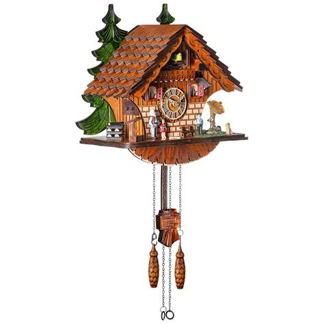 Kintrot Cuckoo Clock Traditional Chalet Black Forest House Clock