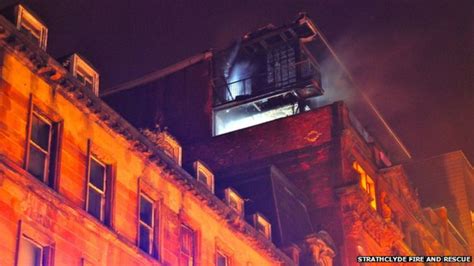 Buildings Evacuated After Flats Fire In Glasgow City Centre Bbc News