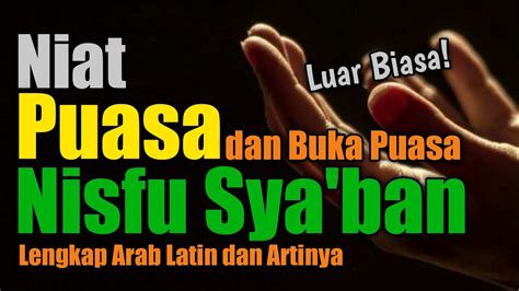 Doa Buka Puasa Nisfu Syaban