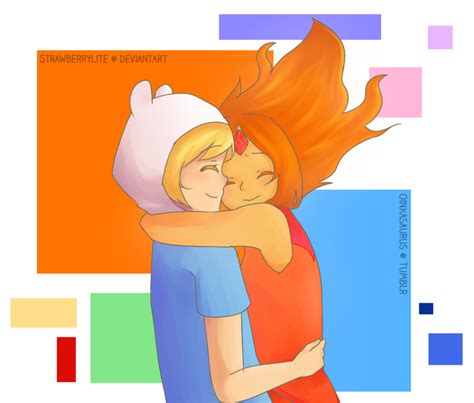 Finn And Flame Princess Adventure Time Couples Fan Art 34654201