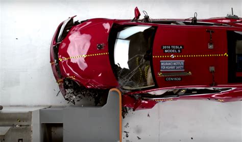Tesla Model S Misses Top Score In IIHS Small Overlap Front Crash Test