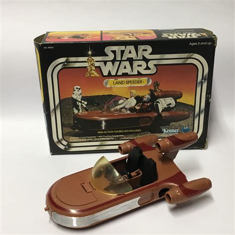 Star Wars Lukes Landspeeder It Had Tricycle Gear Plastic Wheels
